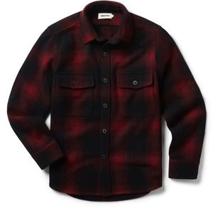 Taylor Stitch Explorer Shirt in Cardinal Plaid. NWT. 80% Wool. 20% Polyester.